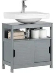 Frg128-sg Waschbeckenunterschrank Badm&ouml;bel Badschrank Mit Fu&szlig;polster Waschtisch