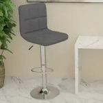 Barhocker Grau Kunstleder Vidaxl