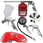 Druckluft Set Reifenf&uuml;ller Ausblaspistole Farbspritzpistole Spr&uuml;hpistole