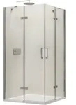 Eckdusche Bernstein Ex809 Mit Dreht&uuml;r Nano Esg-sicherheitsglas 100x100x195cm