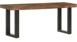 Sitzbank 110 Cm Altholz Und Stahl - Vidaxl