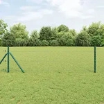 Vidaxl Ground Fix Welded Wire Fence 25 X 0.5 M (w X H)