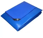 Ecd Germany - Abdeckplane Gewebeplane Mit &Ouml;sen 2x3m 6m2 180g/m2 Blau Aus Polyethylen