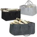 3er Set Filzk&ouml;rbe, Faltbar, Flexibel, 27 Liter, Filz, Aufbewahrungskorb,...