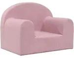 Kindersofa Rosa Weich Pl&uuml;sch Vidaxl