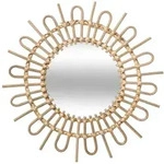 Atmosphera - Spiegel Soleil - Rattan D 50 Cm Cr&eacute;ateur D'Int&eacute;rieur