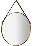 Sapho Orbiter - Spiegel Im Rahmen, Durchmesser 60 Cm, Gold Matt Ort060g
