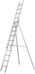 Siedra Obstbaumschiebeleiter Mit Ausziehbaren St&uuml;tzen 2x12 Sprossen