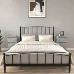 Nachttische 2 Stk. Betongrau 40x35x70 Cm Vidaxl