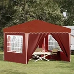 Vidaxl Pop-up Party Tent 288 X 288 X 245 Cm Terracotta Oxford Fabric