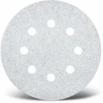 White Klett-schleifscheiben, 125 Mm, 8-loch, F. Exzenterschleifer, Normalkorund...