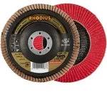 Rhodius Abrasives - Rhodius Lgk Fk, 10 St&uuml;ck, 125 Mm, Korn 80, F&auml;cherschleifscheibe