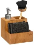 5five Simply Smart - Seifenspender Mit B&uuml;rste Und Schwamm Aus Bambus - 5five