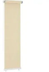Vidaxl Outdoor Roller Blind Cream 60x230 Cm Hdpe