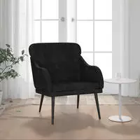 Sessel Schwarz 63x76x80 Cm Samt - Vidaxl