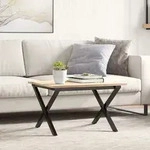 Couchtisch-gestell In X-form 50x40x38 Cm Stahl Vidaxl