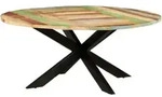 Esstisch Rund 175x75 Cm Altholz Massiv Vidaxl