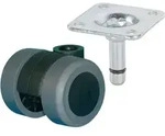 D&ouml;rner + Helmer 761340 761340 Doppelrollen Rad-durchmesser: 35 Mm Tragf&auml;higkeit