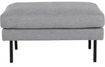 Zoom Pouf, Hocker Schwarz, Grau.