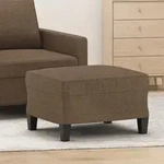 Fu&szlig;hocker Braun 60x50x41 Cm Stoff Vidaxl