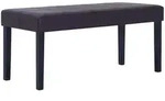 Vidaxl - Sitzbank 106 Cm Braun Kunstleder