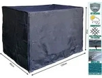 Gitterbox Abdeckung 125x85x87cm Schwarz Schutzh&uuml;lle Abdeckplane
