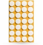 Filzgleiter &Oslash; 20 X 3 Mm Selbstklebend Wei&szlig;