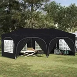 Vidaxl Pop-up Party Tent 575 X 288 X 245 Cm Anthracite Oxford Fabric