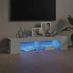 Vidaxl - Tv-schrank Mit Led-leuchten Grau Sonoma 135x39x30 Cm