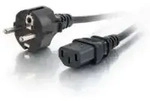 C2g - Kabel (cee7/7 Schuko, C13-kupplung, Stecker/buchse, Schwarz)