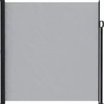 Ausziehbares Seitenmarkise Grau 600 X 180 Cm Polyester Vidaxl