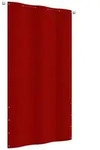 Balkon-sichtschutz Rot 120x240 Cm Oxford-gewebe Vidaxl