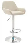 Clp - Barhocker Braga Kunstleder Creme Chrom