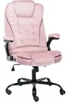 B&uuml;rostuhl Rosa Samt - Vidaxl