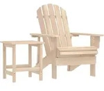 Adirondack-gartenstuhl Mit Tisch Massivholz Tanne - Vidaxl