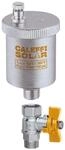 Caleffi Automatischer Schnellentl&uuml;fter 5 Bar F&uuml;r Solar 3/8' Mit Absperrkugelhahn