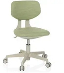 Kinderschreibtischstuhl / Kinderstuhl Kiddy Classic Stoff Gr&uuml;n Hjh Office