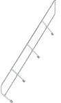 G&uuml;nzburger Steigtechnik - Zweiter Handlauf F&uuml;r Treppe 45&deg; 11 Stufen - 600311