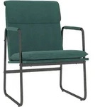 Loungesessel Dunkelgr&uuml;n 55x64x80 Cm Stoff Vidaxl