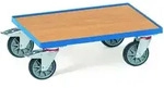 Fetra Eurokasten-roller Mit Holzwerkstoffplatte Und 15 Mm Hohen Rand
