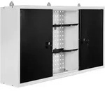 Werkzeugschrank Aus Stahl Grau 60x120x19cm Werkstattschrank F&uuml;r Werkzeug Und