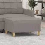 Fu&szlig;hocker Taupe 70x55x41 Cm Stoff Vidaxl