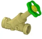 Schl&ouml;sser Armaturen - Schl&ouml;sser Freistromventil, Ausseng.multi