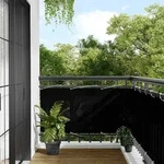 Balkon-sichtschutz Schwarz 75x700 Cm 100 % Polyester-oxford
