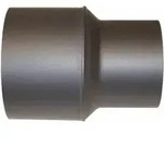 Reduzierst&uuml;ck &Oslash; 150/120 Mm, Schwarz Wandst&auml;rke 2 Mm