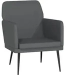 Sessel Grau 61x78x80 Cm Kunstleder Vidaxl