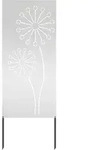 Garten Sichtschutz-leinwand Silber 50 X 140 Cm Verzinkter Stahl Vidaxl