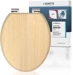 Sch&uuml;tte - Mdf Wc-sitz Natural Wood, Mit Absenkautomatik