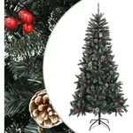 K&uuml;nstlicher Weihnachtsbaum Mit St&auml;nder Gr&uuml;n 240 Cm Pvc Vidaxl