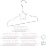 50 X Kinderkleiderb&uuml;gel Stern, Drahtb&uuml;gel, Babyb&uuml;gel, Dekorativ &...